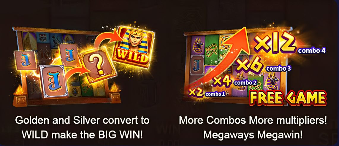 royal-circle-club-pharoah-treasure-slot-feature- royalcc1