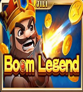 boom legend fishing logo by royal circle club