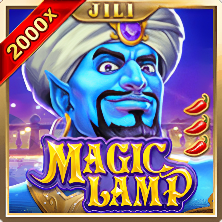 magic lamp slot logo by royal circle club