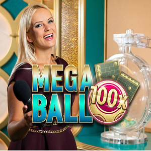 mega ball live agent ace slot logo by royal circle club