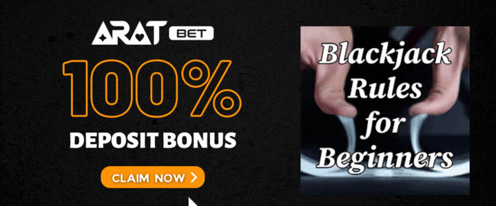 Aratbet 100% Deposit Bonus-blackjack