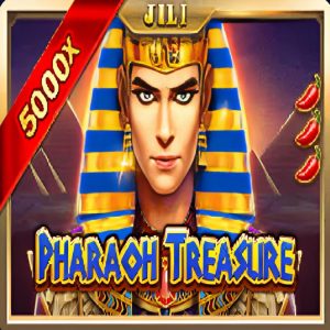 pharaoh treasure slot logo by royal circle club