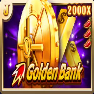 golden bank slot logo by royal circle club