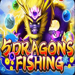5 dragon fishing logo by royal circle club