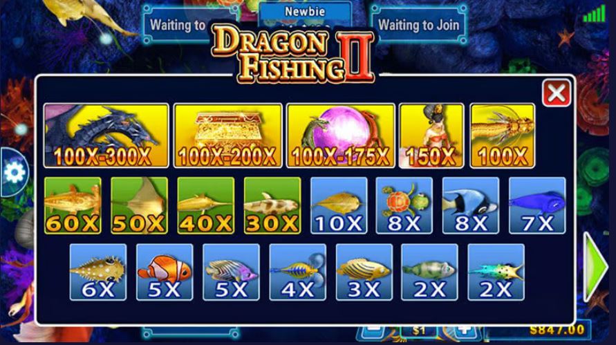 RoyalCircleClub - Dragon Fishing II - Payout - royalcc1com