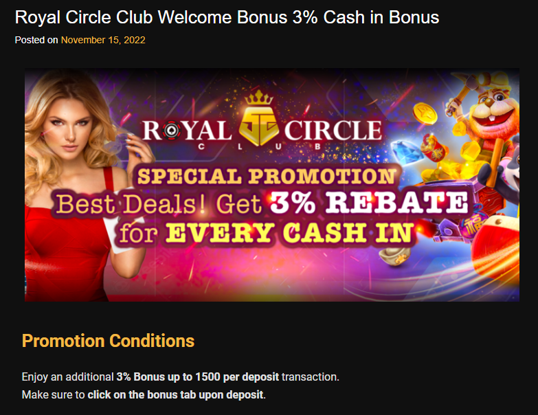 Royal Circle Club - Royal Circle Club Promotions and Bonuses - Feature 1 - royal circle club